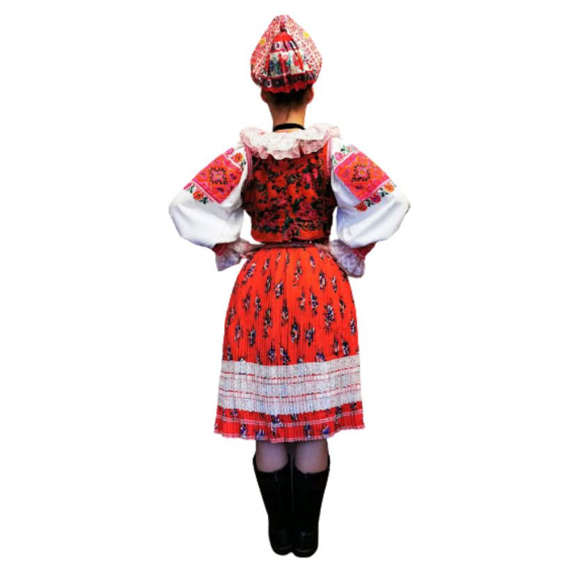 Ženský kroj Pohorelá- červená