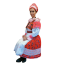 Ženský kroj Pohorelá- červená