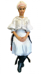 Ženský kroj Pohorelá- biela