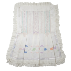 Zástera pohorelá pastelové kvietky