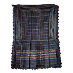 Zástera pohorelá čierno, zeleno, ružová