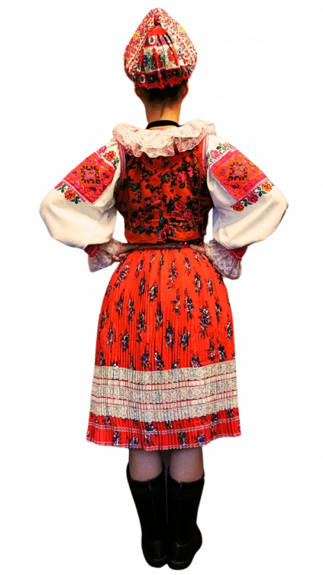 Ženský kroj Pohorelá- červená