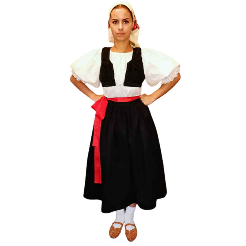 Ženský kroj Čierny Balog