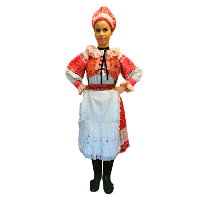 Ženský kroj Pohorelá- červená