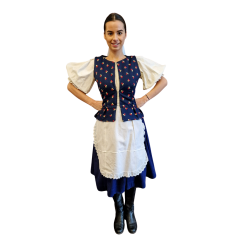 Dievčenský kroj z Pohronskej Polhory