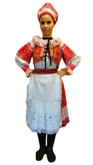 Ženský kroj Pohorelá- červená