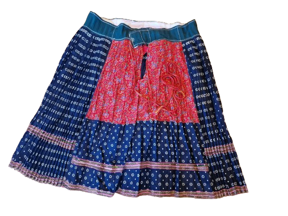 Plísovaná sukňa modrotlačová - Váš dopyt: Chcem kúpiť